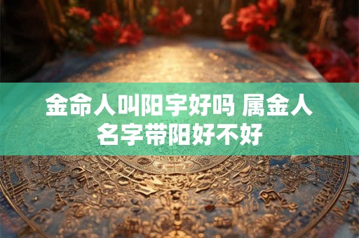 金命人叫阳宇好吗 属金人名字带阳好不好