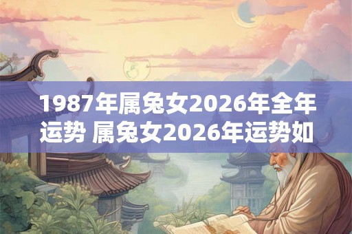 1987年属兔女2026年全年运势 属兔女2026年运势如何