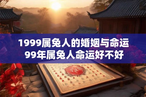 1999属兔人的婚姻与命运 99年属兔人命运好不好
