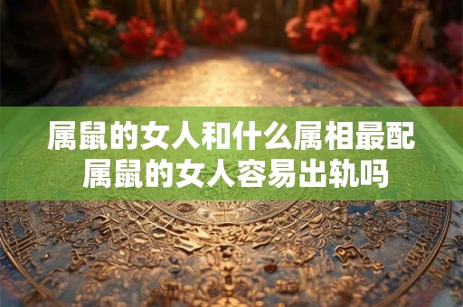属鼠的女人和什么属相最配 属鼠的女人容易出轨吗 属鼠的女人和什么属相最配 属鼠的女人容易出轨吗