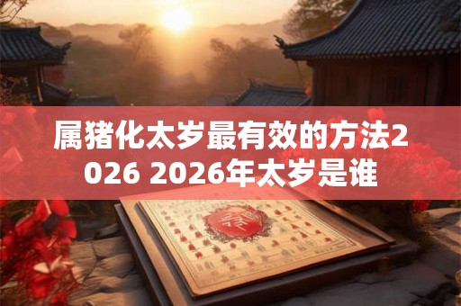 属猪化太岁最有效的方法2026 2026年太岁是谁