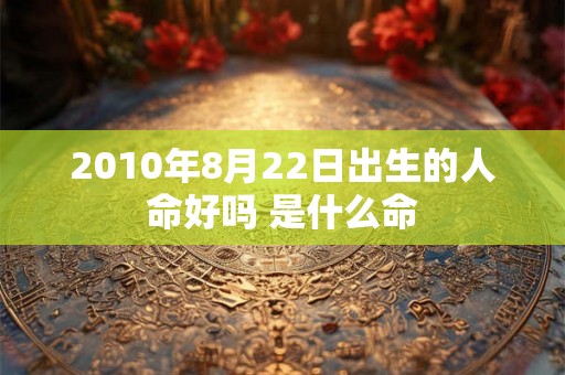 2010年8月22日出生的人命好吗 是什么命