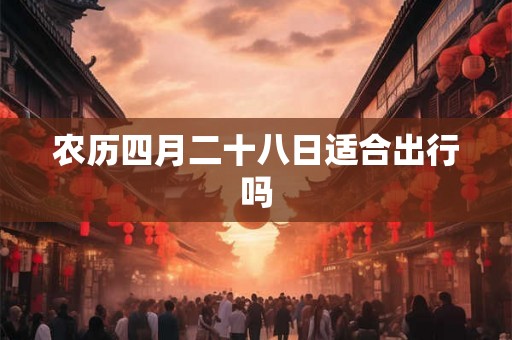 农历四月二十八日适合出行吗