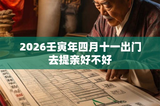 2026壬寅年四月十一出门去提亲好不好 2026壬寅年四月十一出门去提亲好不好