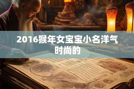 2016猴年女宝宝小名洋气时尚的