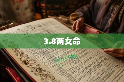3.8两女命