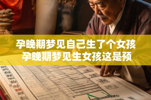 孕晚期梦见自己生了个女孩 孕晚期梦见生女孩这是预示什么