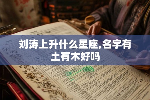 刘涛上升什么星座,名字有土有木好吗