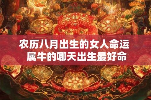 农历八月出生的女人命运  属牛的哪天出生最好命