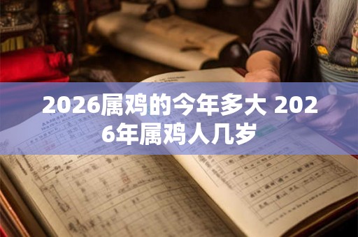 2026属鸡的今年多大 2026年属鸡人几岁