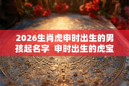 2026生肖虎申时出生的男孩起名字  申时出生的虎宝宝