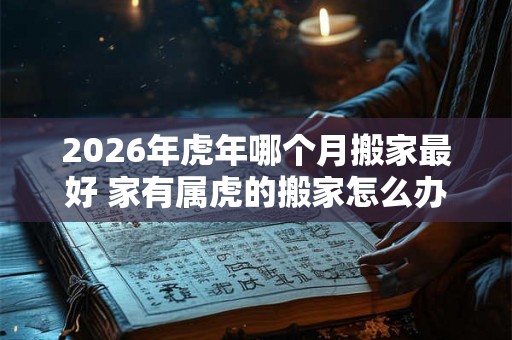 2026年虎年哪个月搬家最好 家有属虎的搬家怎么办 2026年虎年哪个月搬家最好 家有属虎的搬家怎么办