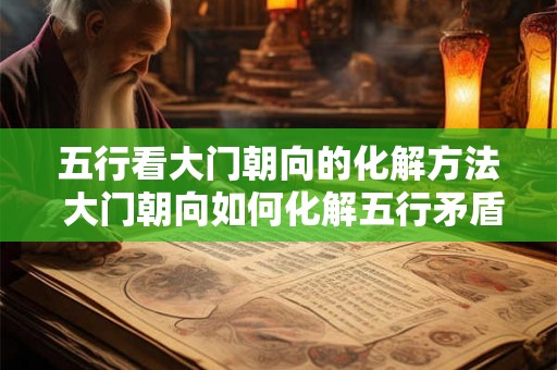 五行看大门朝向的化解方法 大门朝向如何化解五行矛盾