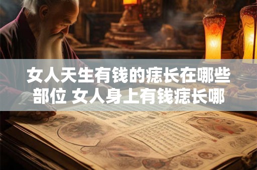 女人天生有钱的痣长在哪些部位 女人身上有钱痣长哪