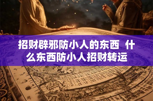 招财辟邪防小人的东西  什么东西防小人招财转运