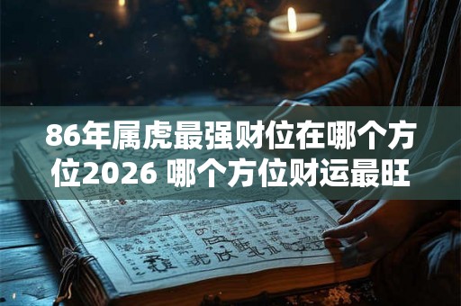 86年属虎最强财位在哪个方位2026 哪个方位财运最旺