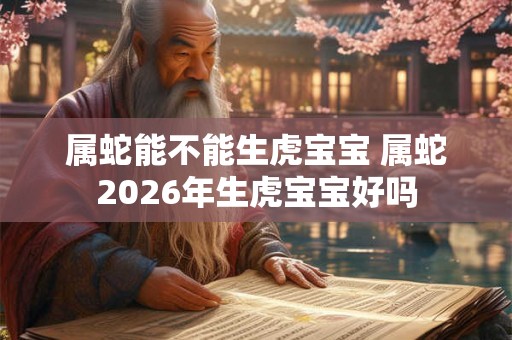 属蛇能不能生虎宝宝 属蛇2026年生虎宝宝好吗