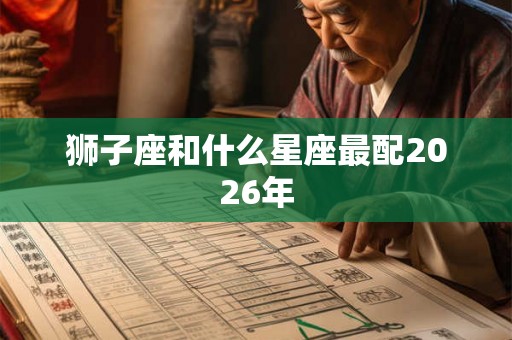 狮子座和什么星座最配2026年