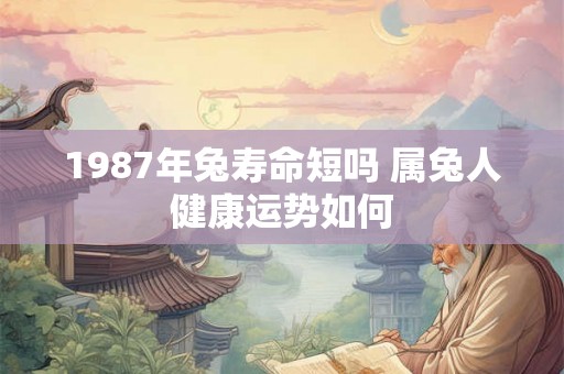 1987年兔寿命短吗 属兔人健康运势如何