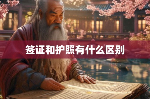 签证和护照有什么区别