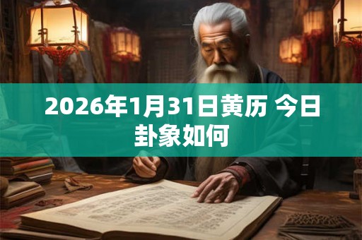 2026年1月31日黄历 今日卦象如何