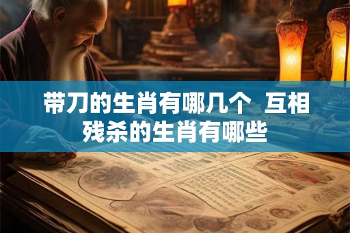 带刀的生肖有哪几个  互相残杀的生肖有哪些