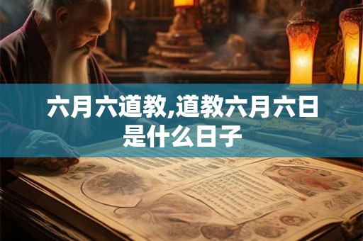 六月六道教,道教六月六日是什么日子