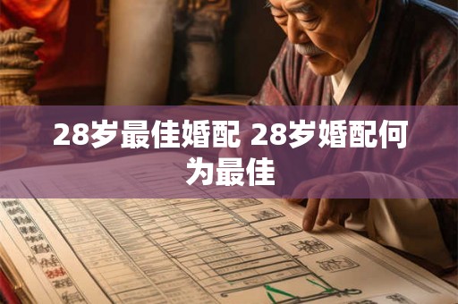 28岁最佳婚配 28岁婚配何为最佳