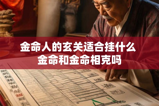 金命人的玄关适合挂什么 金命和金命相克吗 金命人的玄关适合挂什么 金命和金命相克吗