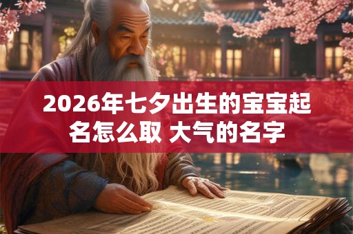2026年七夕出生的宝宝起名怎么取 大气的名字