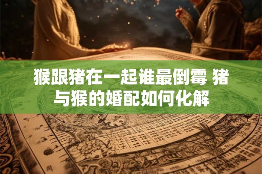 猴跟猪在一起谁最倒霉 猪与猴的婚配如何化解