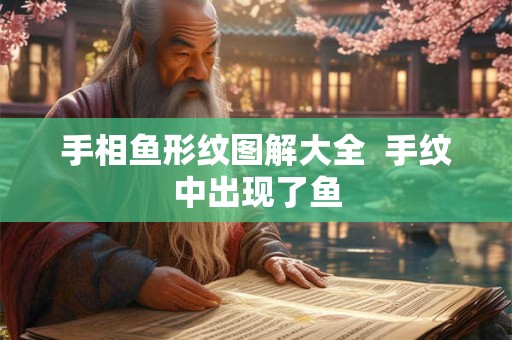 手相鱼形纹图解大全  手纹中出现了鱼