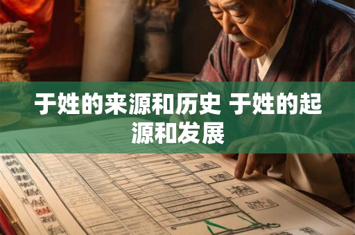 于姓的来源和历史 于姓的起源和发展