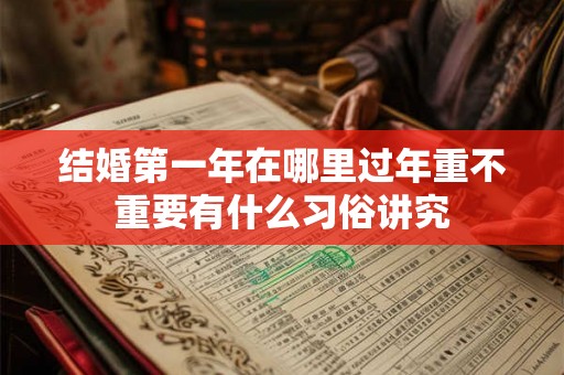 结婚第一年在哪里过年重不重要有什么习俗讲究