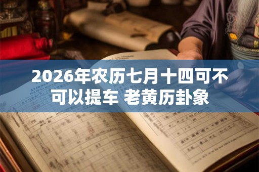2026年农历七月十四可不可以提车 老黄历卦象