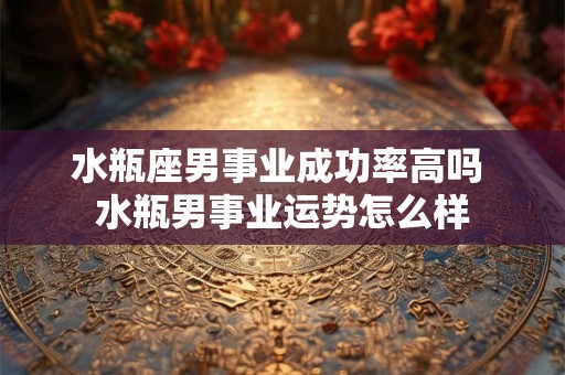 水瓶座男事业成功率高吗 水瓶男事业运势怎么样 水瓶座男事业成功率高吗 水瓶男事业运势怎么样