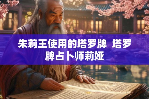朱莉王使用的塔罗牌  塔罗牌占卜师莉娅