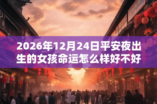 2026年12月24日平安夜出生的女孩命运怎么样好不好