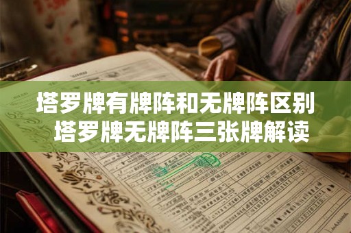 塔罗牌有牌阵和无牌阵区别  塔罗牌无牌阵三张牌解读顺序