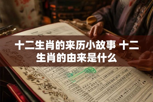 十二生肖的来历小故事 十二生肖的由来是什么 十二生肖的来历小故事 十二生肖的由来是什么