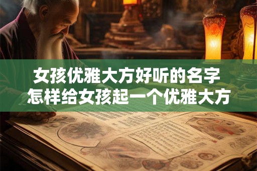 女孩优雅大方好听的名字 怎样给女孩起一个优雅大方的好听名字