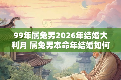 99年属兔男2026年结婚大利月 属兔男本命年结婚如何选择月份
