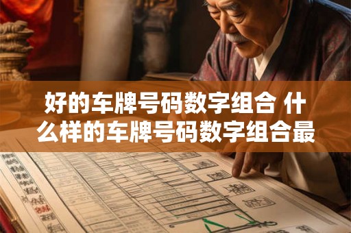 好的车牌号码数字组合 什么样的车牌号码数字组合最好 好的车牌号码数字组合 什么样的车牌号码数字组合最好