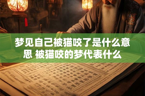 梦见自己被猫咬了是什么意思 被猫咬的梦代表什么