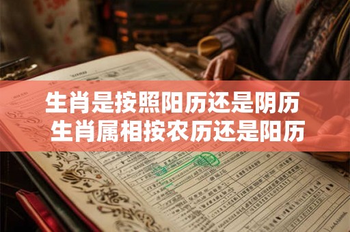 生肖是按照阳历还是阴历 生肖属相按农历还是阳历 生肖是按照阳历还是阴历 生肖属相按农历还是阳历