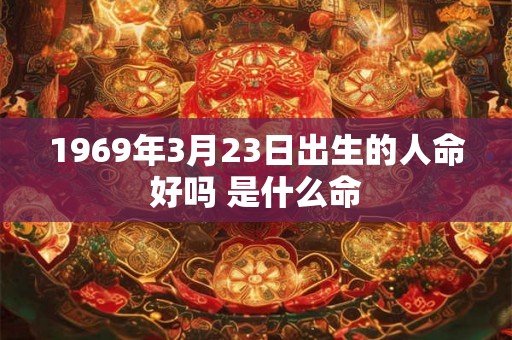 1969年3月23日出生的人命好吗 是什么命
