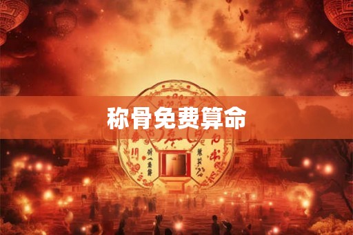 称骨免费算命