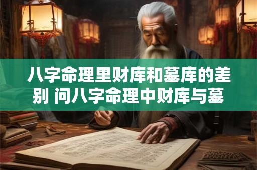 八字命理里财库和墓库的差别 问八字命理中财库与墓库有何不同
