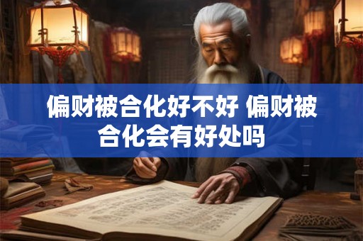 偏财被合化好不好 偏财被合化会有好处吗 偏财被合化好不好 偏财被合化会有好处吗