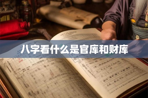 八字看什么是官库和财库
